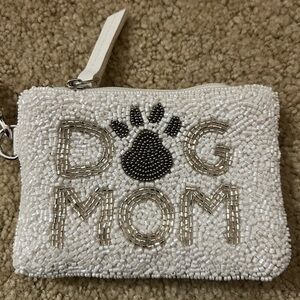 DOG MOM Beaded ID Holder